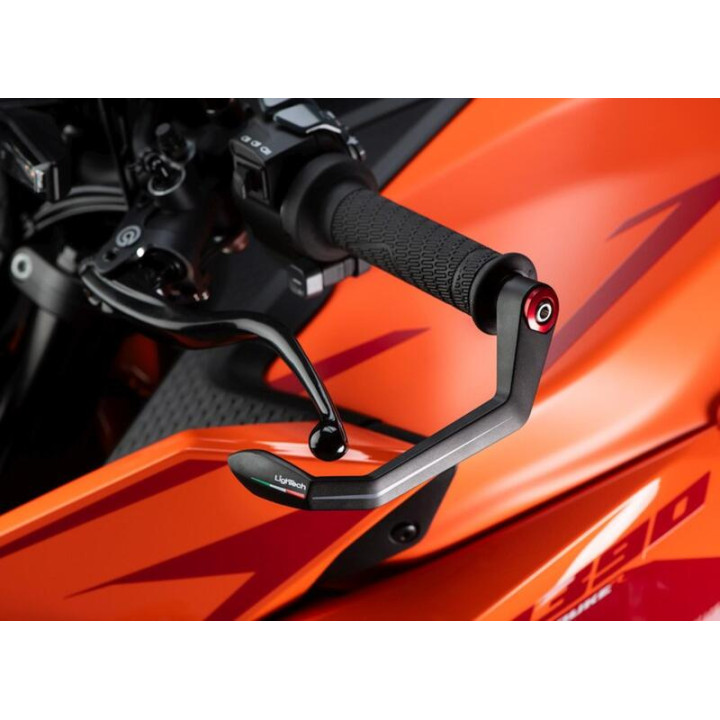 Protection de levier Lightech GC Tech - Embrayage - 135 mm - Orange