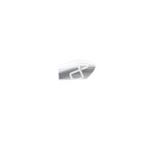 Protection de levier Lightech carbone - Embrayage - 132 mm - Argent