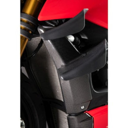 Protection de radiateur Lightech carbone brillant | Oxmoto