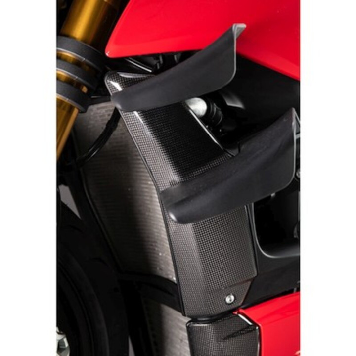 Protection de radiateur Lightech carbone brillant | Oxmoto