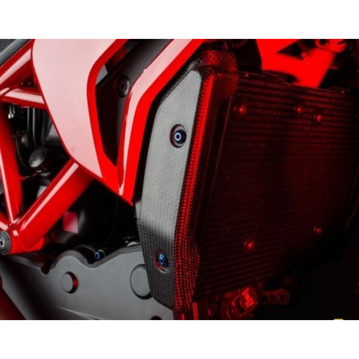 Protection de radiateur Lightech carbone | Oxmoto