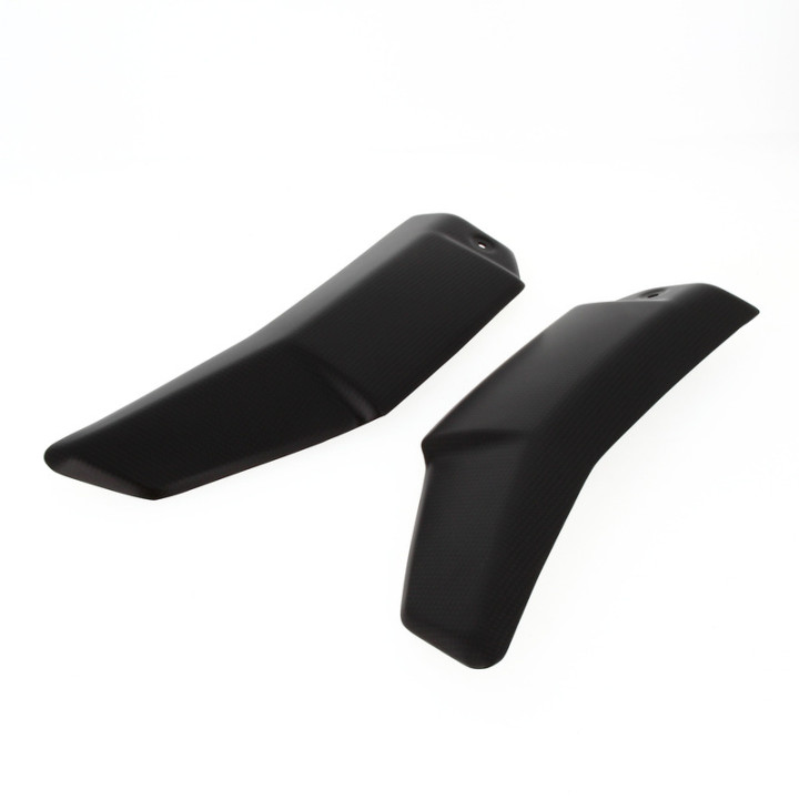 Protection de radiateur latérale supérieure Lightech carbone mat