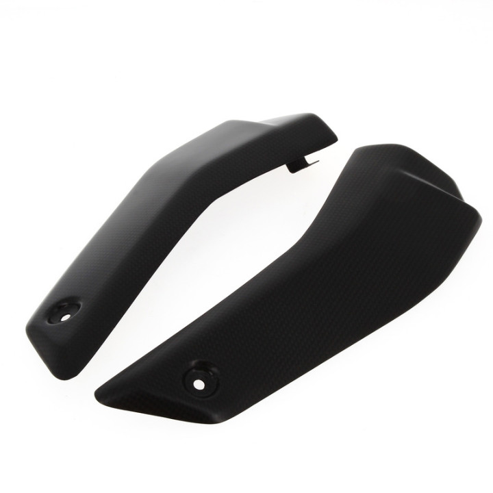 Protection de radiateur latéral inférieur Lightech carbone mat