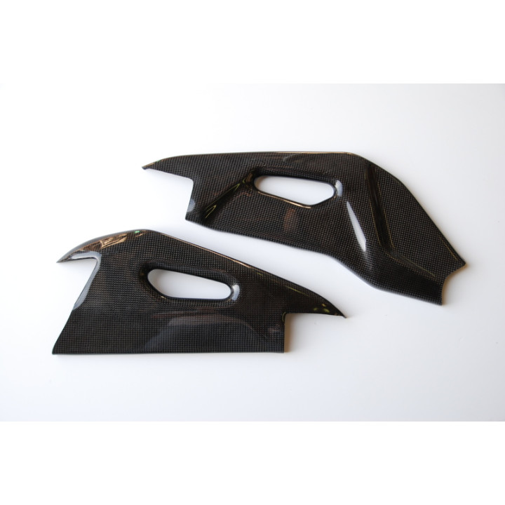 Couvre bras oscillant Lightech carbone brillant | Oxmoto