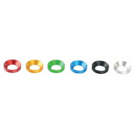 Bague alu pour tampon de protection Lightech - Paire - Noir