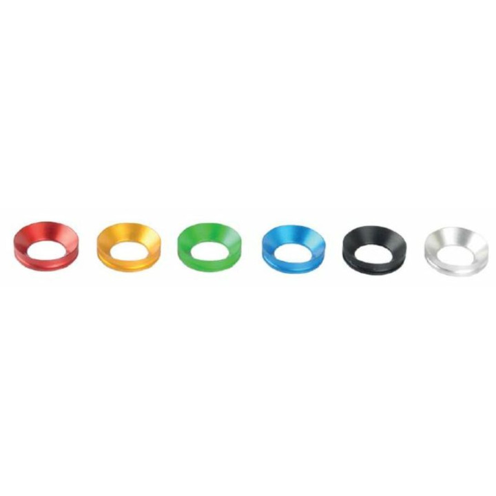 Bague alu pour tampon de protection Lightech - Paire - Vert