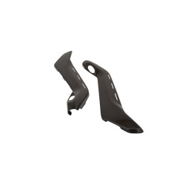 Caches sous réservoir Lightech carbone brillant | Oxmoto
