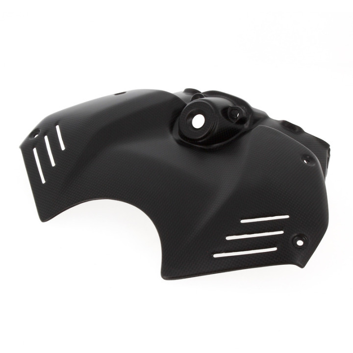 Protection de réservoir Lightech couvre clé integré carbone mat