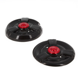 Couvre carter Lightech carbone brillant rouge | Oxmoto