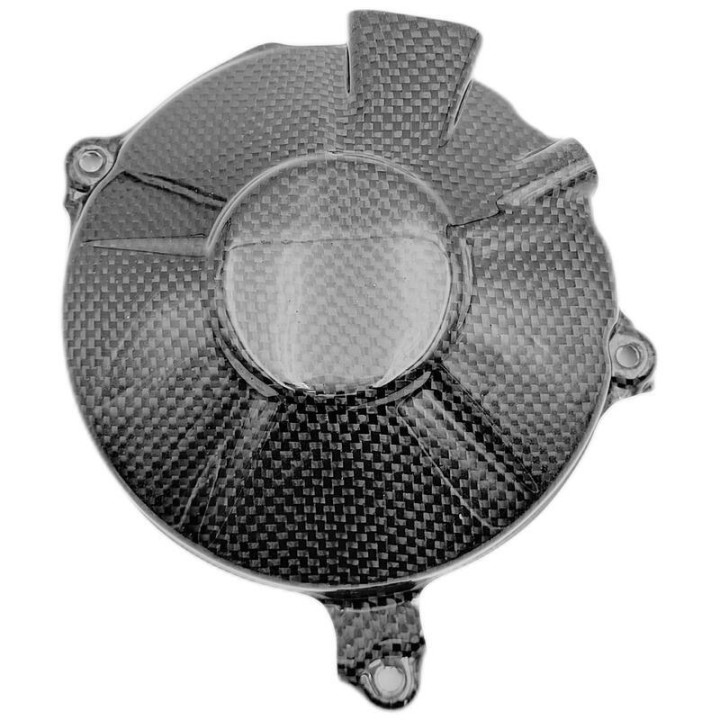 Couvercle de carter d'alternateur Lightech carbone brillant