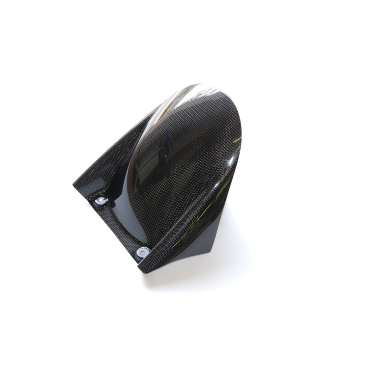 Garbe-boue arrière Lightech carbone brillant | Oxmoto