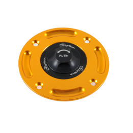 Bouchon de réservoir Lightech - Push/Pull - Or | Oxmoto