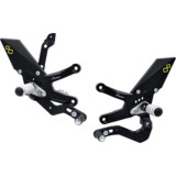 Commandes reculées réglables Lightech repliables - sélection inversée FTRKA012W