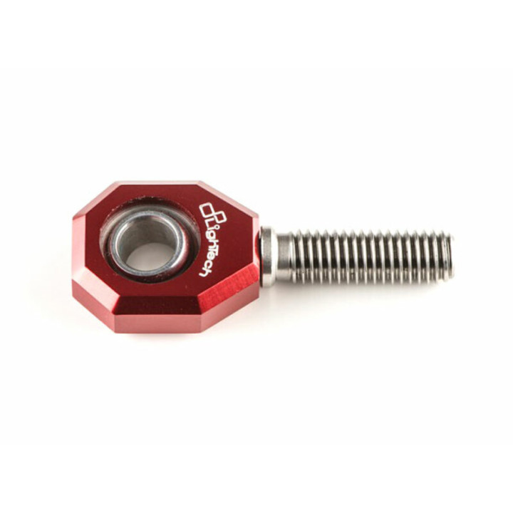 Rotule Lightech Uniball Ø8mmxM8 gauche rouge pour commande reculée