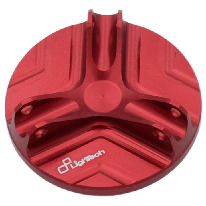 Bouchon de carter d'huile Lightech - M20 x 2,5 - Rouge