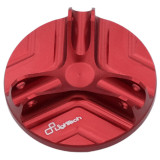 Bouchon de carter d'huile Lightech - M19 x 2.5 - Rouge