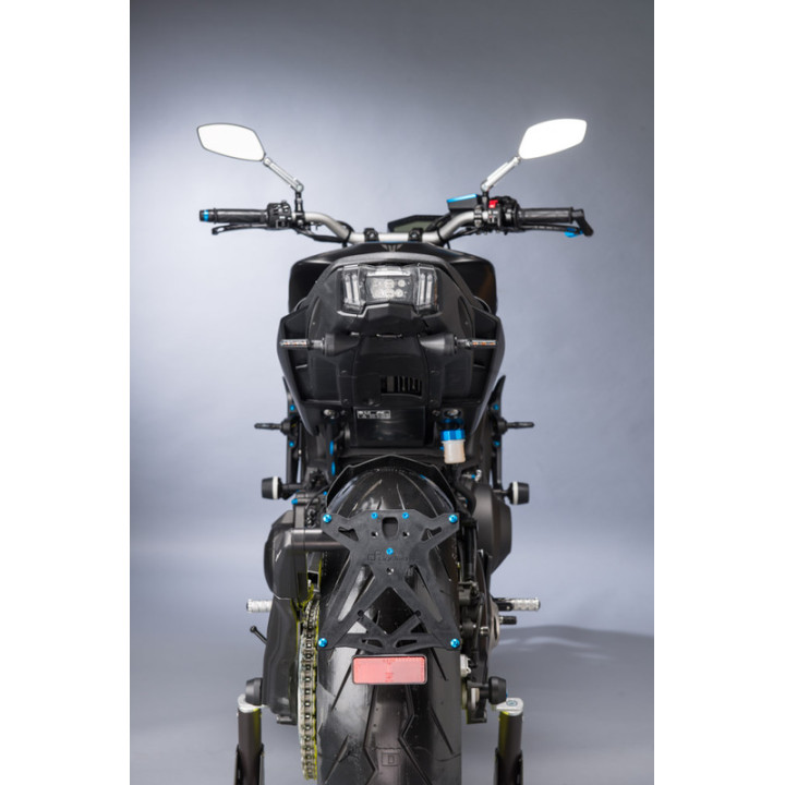 Support de plaque réglable Lightech - Yamaha MT-09 | Oxmoto