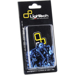 Kit vis de cadre Lightech ergal - bleu | Oxmoto