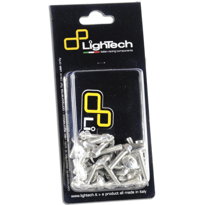 Kit vis de carénage Lightech ergal argent 7T7CSIL | Oxmoto