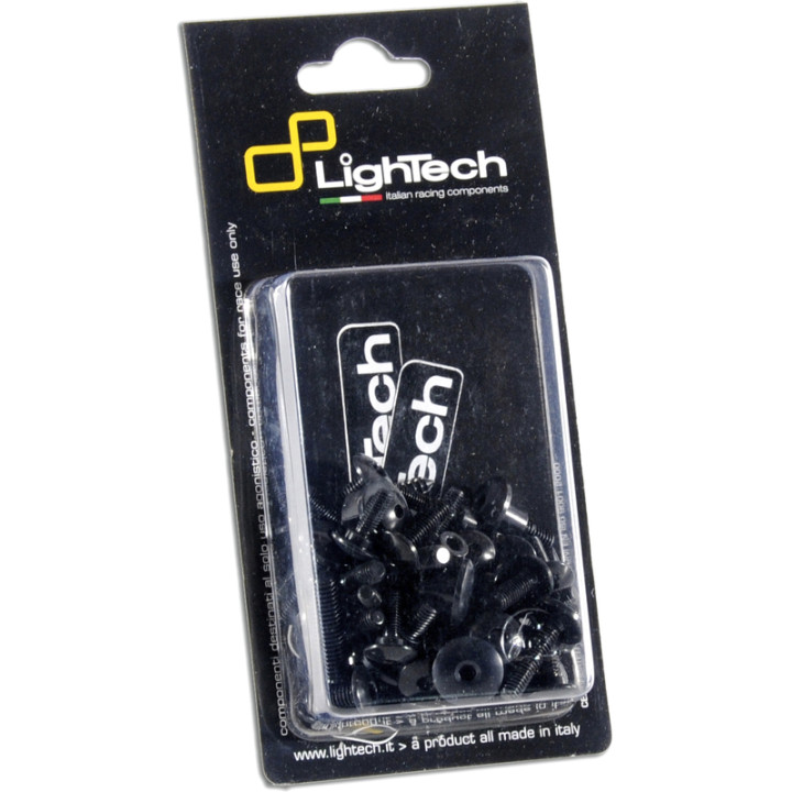 Kit vis de moteur Lightech ergal noir 7T7MNER | Oxmoto