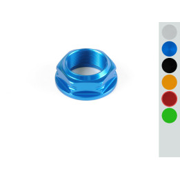 Écrou axe de roue arrière Lightech ergal M35x1,50 - rouge