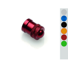Bouchon de valve Lightech noir alu | Oxmoto
