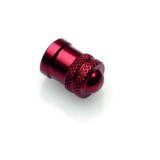 Bouchon de valve Lightech rouge alu | Oxmoto