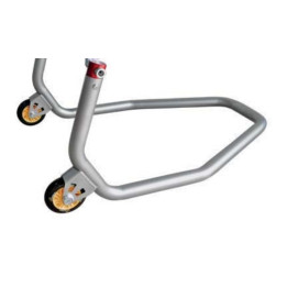 Béquille de stand Lightech - Arrière - supports diabolos - Inox