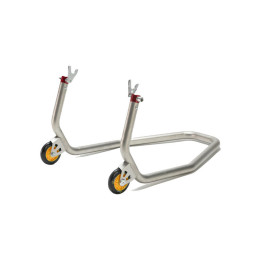 Béquille de stand Lightech - Arrière - supports "V" - Inox