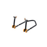 Béquille de stand Lightech - Arrière - supports "V" - démontable - 4 roues