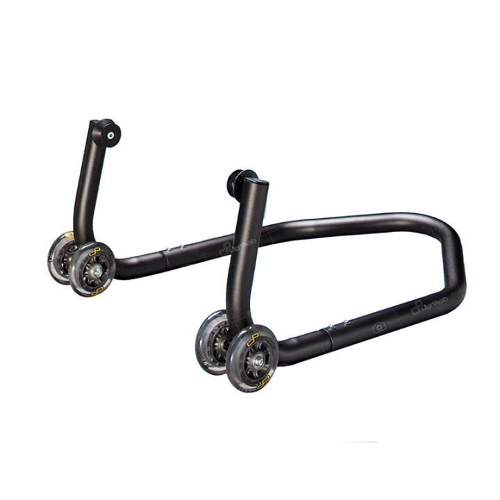 Béquille de stand Lightech - Arrière - supports diabolos - démontable - 4 roues