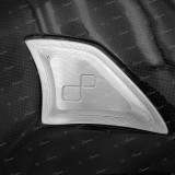 Slider alu pour protection de bras oscillant Lightech carbone