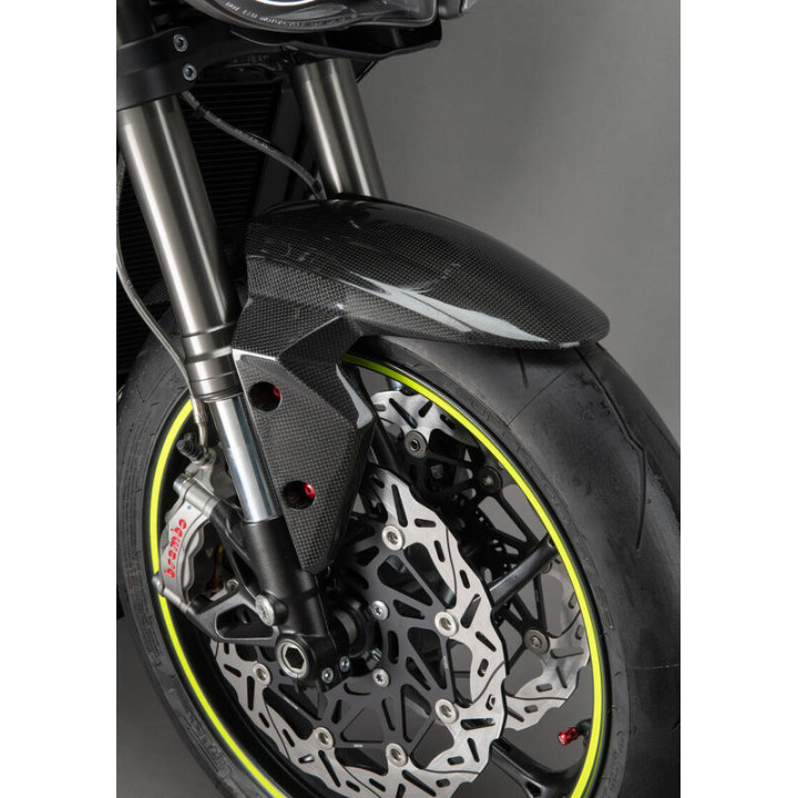 Garde-boue avant Lightech carbone CART2410 | Oxmoto