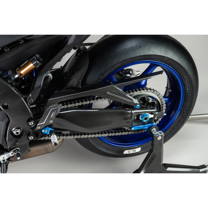 Protection de bras oscillant Lightech carbone | Oxmoto
