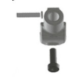 Support de rétroviseur Magura noir pour maître-cylindre type HC1
