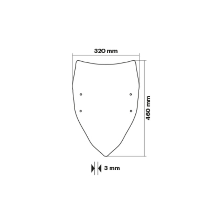 Bulle MALOSSI Sport - foncé 4518354 | Oxmoto