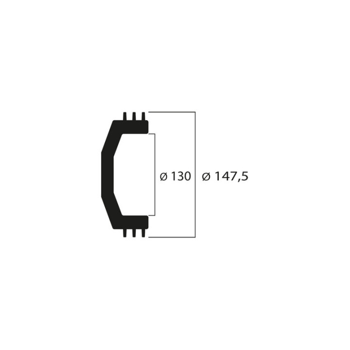 MALOSSI Clutch Bell With Lamellae Int. ø 130 | Oxmoto