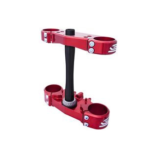 Te de fourche Scar rouge offset standard pour Honda | Oxmoto