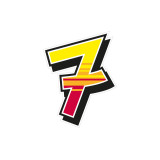Jeu de 2 stickers "7" MALOSSI Enko 4 - 14,9X19,5 cm | Oxmoto