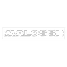 Sticker MALOSSI chrome - 22 cm (1 pièce) | Oxmoto