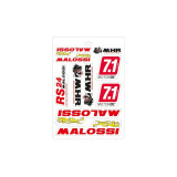 MALOSSI Assorted Sticker Sheet - 24,7x35 cm | Oxmoto