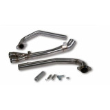Collecteur MALOSSI Wild Lion - Inox Carbon | Oxmoto