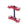 Té de fourche X Trig rocs supermotard offset ø14-16mm rouge Kawasaki kx450f/kx250/f