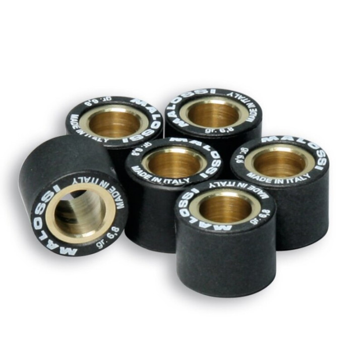 Jeu de galets MALOSSI 15x12mm 8,3gr - 6 pièces | Oxmoto