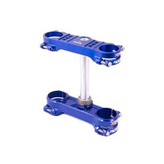 Té de fourche X Trig ROCS Tech bleu sherco | Oxmoto