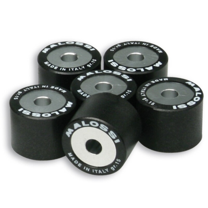 Jeu de galets MALOSSI 23x18mm 17gr - 6 pièces | Oxmoto