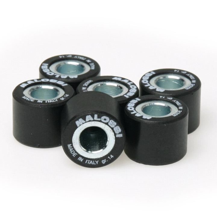Jeu de galets MALOSSI 18x14mm 11gr - 6 pièces | Oxmoto