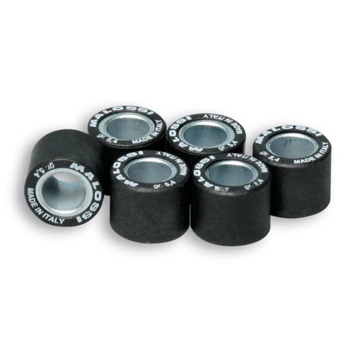 Jeu de galets MALOSSI 15x12mm 3,5gr - 6 pièces | Oxmoto