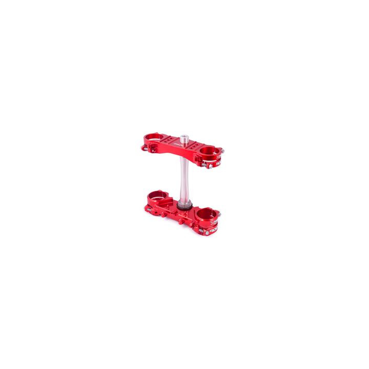 Té de fourche X Trig ROCS Tech Offset 22mm rouge Honda CRF