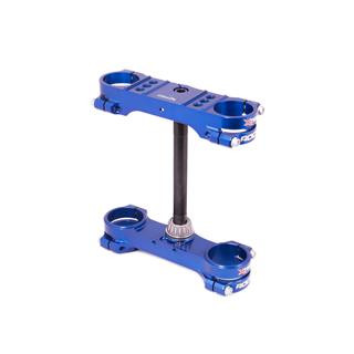 Té de fourche X Trig ROCS Tech Offset Ø22mm bleu KTM/Husqvarna